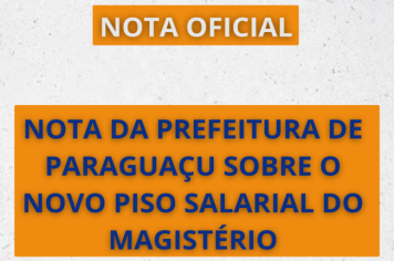 Nota Oficial