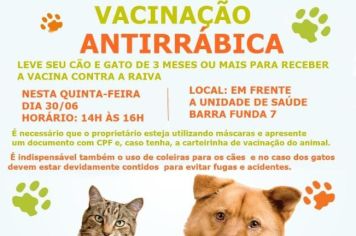 Vacinação antirrábica