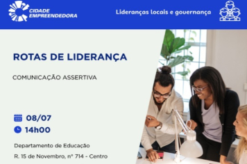 Servidores públicos são convidados para capacitação em comunicação assertiva e liderança