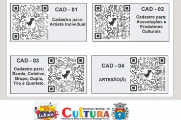 Secretaria de Cultura prorroga prazo do Cadastro Municipal e alerta: inscrição é essencial para acesso à PNAB
