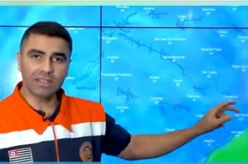 Defesa Civil emite alerta para baixas temperaturas, pancadas de chuvas, rajadas de vento e raios