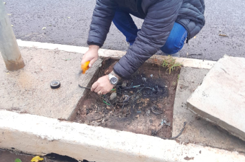 Prefeitura faz religação da rede de energia na Av. Sete de Setembro após mais um furto de fiação