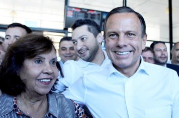 Prefeita Almira acompanha governador Doria em visita à região