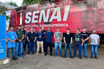 Através do Senai, Prefeitura de Paraguaçu Paulista prepara novos eletricistas para o mercado de trabalho