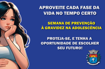 Saúde de Paraguaçu alerta para a Semana de Prevenção à Gravidez na Adolescência