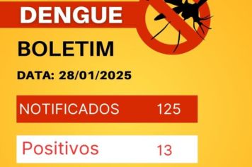 Casos de dengue saltam de 3 para 13 em uma semana, em Paraguaçu Paulista