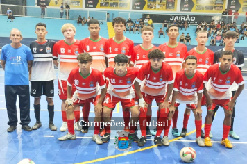 Jogos Abertos da Juventude: Equipe masculina de Futsal de Paraguaçu Paulista é campeã sub-regional