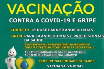 4ª dose da vacina contra a Covid-19 para pessoas de 60 anos ou mais