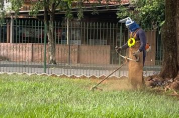 Prefeitura atende Tiro de Guerra e providencia poda do gramado no local de treinamento