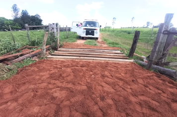 Departamento de Obras recupera 2 mata-burros no bairro Água do Cervo