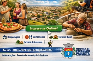 Inscrições para eleição do Conselho Municipal de Turismo seguem abertas até sexta-feira (30)