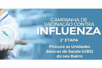 Nesta quinta inicia nova etapa da vacina da gripe; confira quem deve se vacinar nesta segunda fase da campanha
