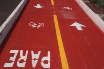 Prefeitura conclui as obras da construção de ciclovia na Av. Sete de Setembro