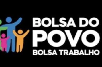 Inscrições para o Bolsa do Povo Trabalho (Frente de Trabalho do Estado) 
