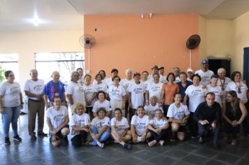 Prefeito Antian cumprimenta e agradece atletas do CCI que participaram dos Jogos da Melhor Idade, em Ourinhos