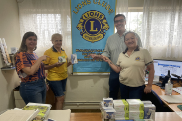 Lions clube doará aparelhos que medem glicemia e aferem pressão arterial para o evento 