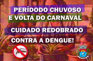 Alerta Dengue: Cuidado Redobrado Após o Carnaval e as Chuvas