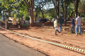 Prefeitura amplia vagas com novo estacionamento em 45 graus na região do Cemitério, Fórum e Paço Municipal 