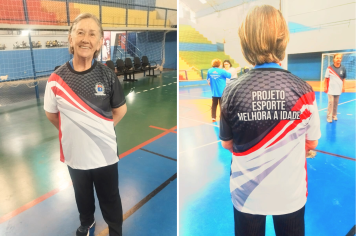 Projeto “Esporte Melhora a Idade” entrega novas camisetas e reforça incentivo à atividade física em Paraguaçu Paulista