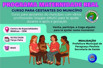 Programa Maternidade Real retorna com encontros quinzenais para gestantes