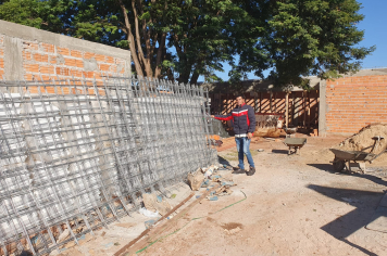 Laje do novo CAPS será concretada ainda nesta semana em Paraguaçu Paulista