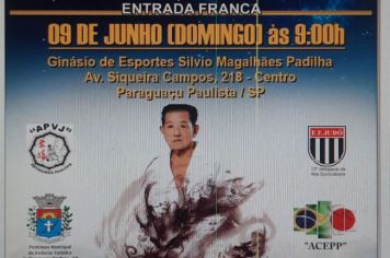 Torneio de Judô “Isaburo Suto” acontece no dia 9 de junho em Paraguaçu Paulista