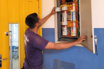 Iluminação revitalizada garante mais segurança na EMEI Algodão Doce