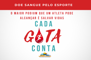 Esporte mobiliza atletas para doação de sangue