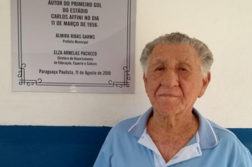 Paraguaçu perde Aristides Rosa, lenda do esporte 