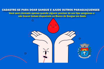 Seja um Herói em Paraguaçu Paulista: Cadastre-se como Doador de Sangue!