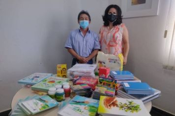 Material escolar para os alunos da Rede Municipal de Ensino