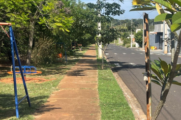 Prefeitura revitaliza praça do Residencial Viena com roçagem completa