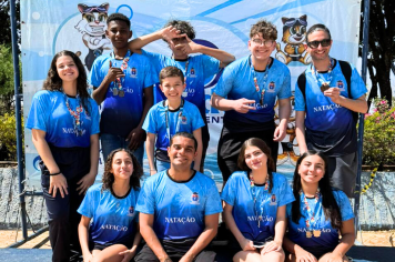Equipe de Natação de Paraguaçu Paulista conquista medalhas na Liga Paulista