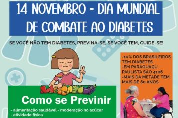 14 de Novembro: Dia Mundial da Diabetes e a Importância da Prevenção