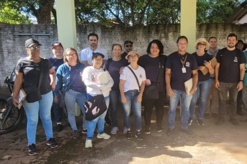 Agentes iniciam visitas nas residências voltadas a campanha “Paraguaçu Contra a Dengue” 2026