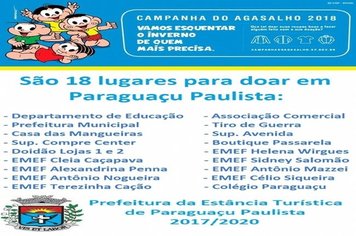 Campanha do Agasalho: É Tempo de Doar!