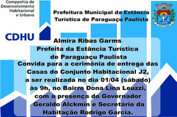 Governador Geraldo Alckmin vem a Paraguaçu Paulista neste sábado