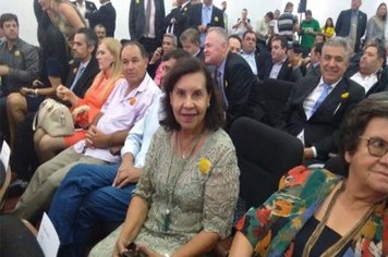 Prefeita Almira participa de transmissão de cargo de Geraldo Alckmin para Márcio França