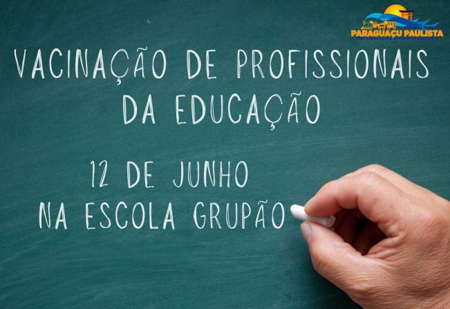 Paraguaçu realiza amanhã vacinação de profissionais da educação 