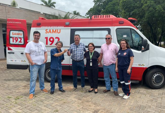 Nova ambulância do SAMU é entregue em Paraguaçu Paulista