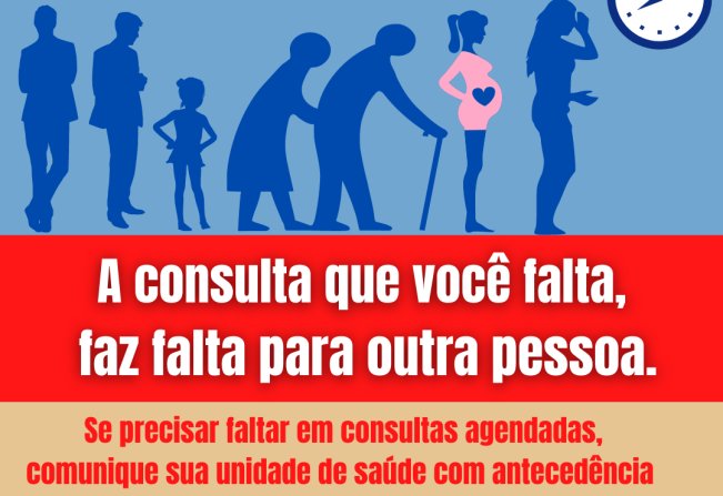 Secretaria da Saúde registra neste ano, 90 pacientes que faltaram a consultas agendadas