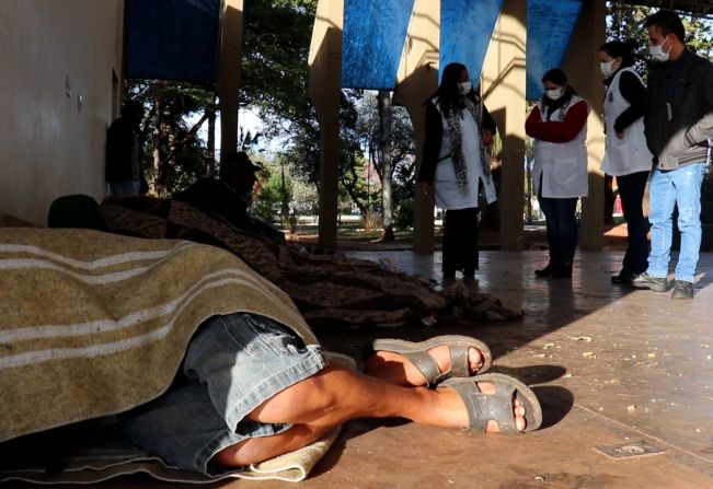 Prefeitura disponibiliza ginásio Caramuru para moradores de rua