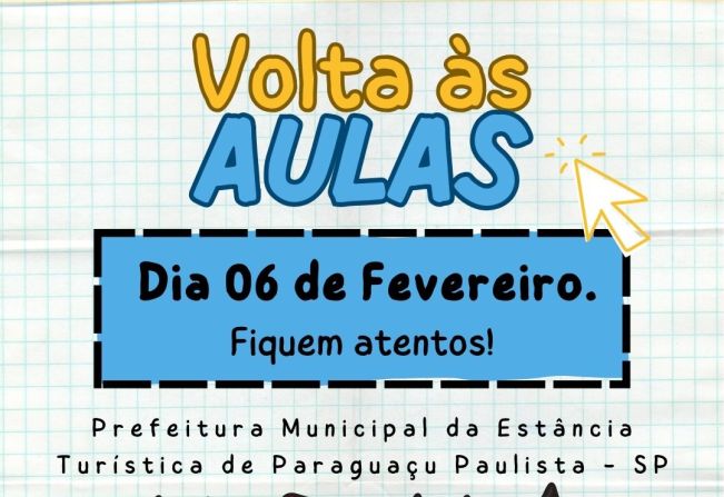 Departamento de Educação se prepara para a volta às aulas de quase 6 mil alunos da rede pública