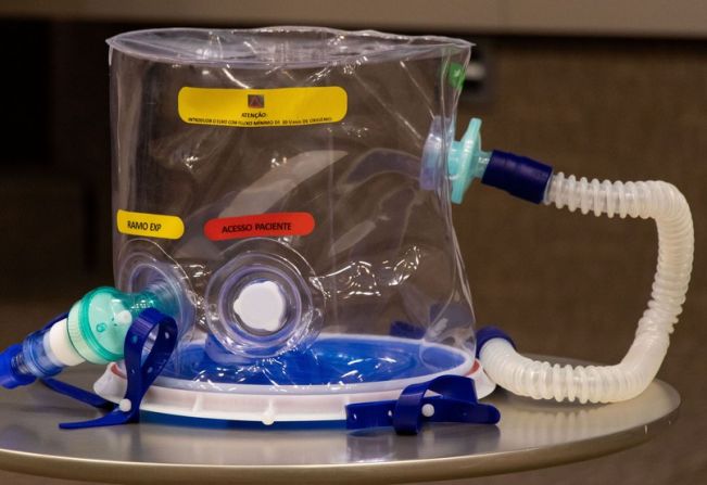 Saúde de Paraguaçu compra capacetes que reduzem chances de intubação