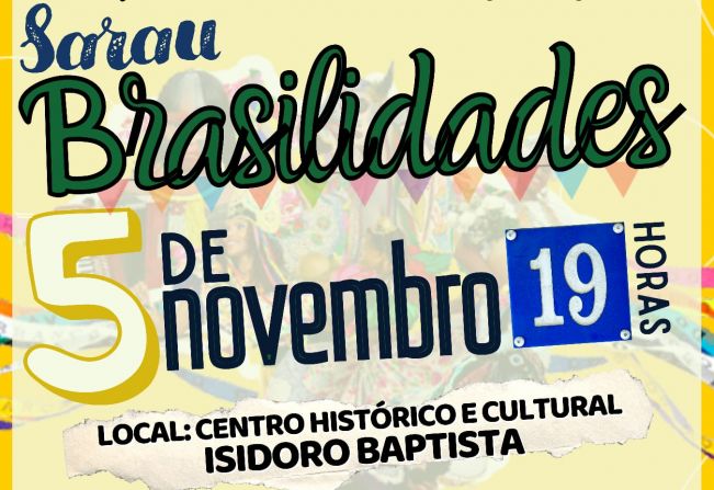 Sexta-feira tem Sarau Brasilidades 