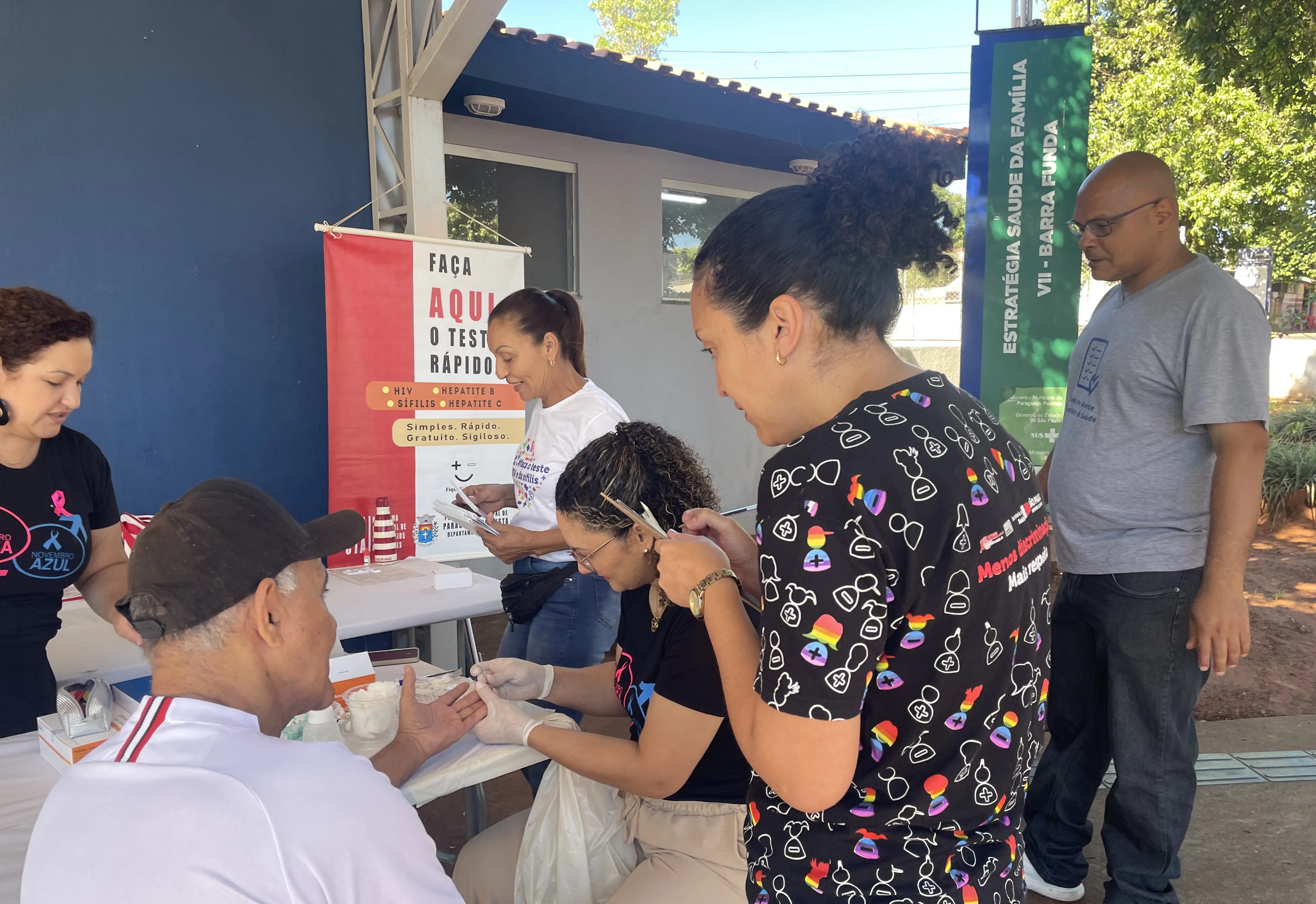 Testes rápidos e prevenção - Campanha Fique Sabendo na Barra Funda VII
