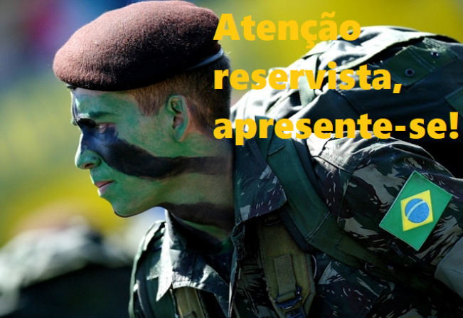 Tem início hoje apresentação de reservistas que serviram em 2014 e anos anteriores