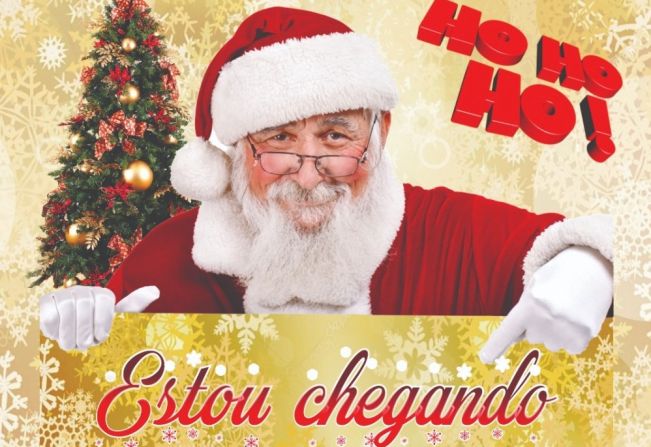 Papai Noel chega em Paraguaçu para entrega da Fonte Luminosa e início da Programação de Natal, dia 10