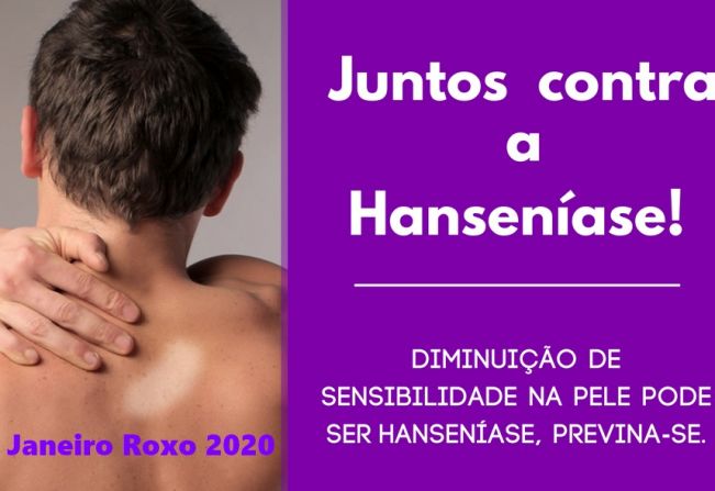 Janeiro Roxo é o mês de conscientização sobre a hanseníase