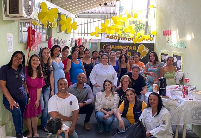 Unidades de Saúde celebram o Agosto Dourado com orientações e confraternização com os pacientes